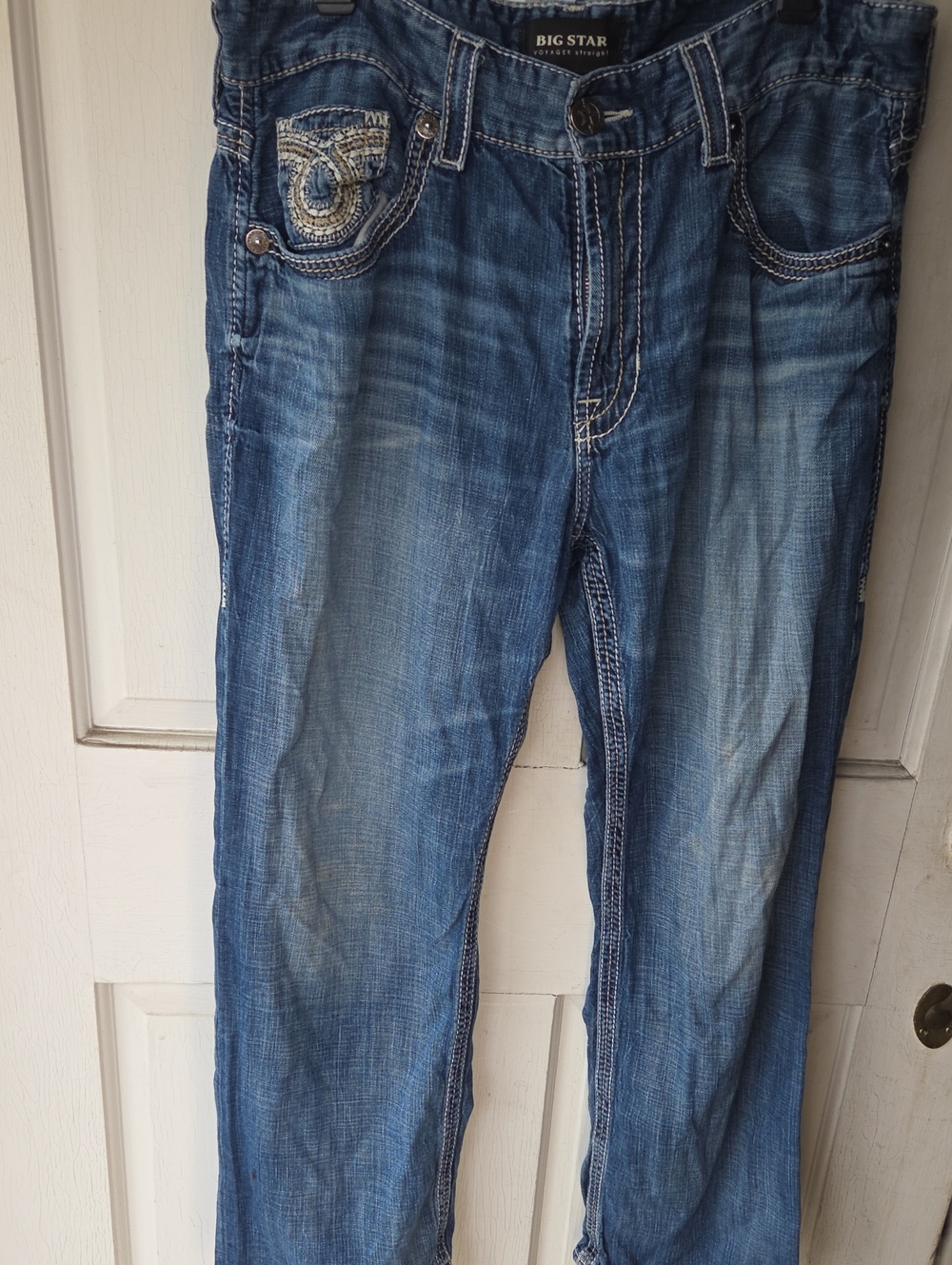 Big Star Men's Indigo Washed Relaxed Jeans Size 36
